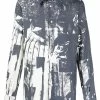 Alexander McQueen abstract-print button-up shirt