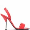 Alexander McQueen 100mm square-toe sandals