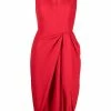 Alexander McQueen knot-detail draped dress