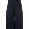 Alexander McQueen wide-leg cropped trousers