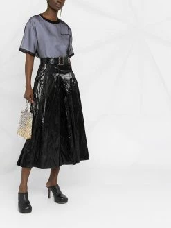 Alexander McQueen mesh-overlay T-shirt