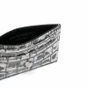 Alexander McQueen crocodile-effect cardholder