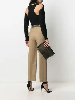 Alexander McQueen cut-out knitted top