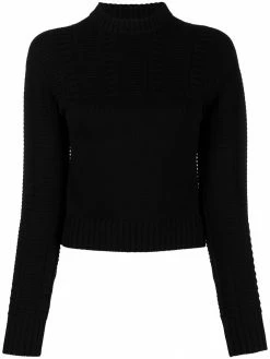 Alexander McQueen cut-out knitted top