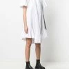 Alexander McQueen short-sleeve asymmetric shirtdress