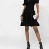 Alexander McQueen ruffle-sleeve skater dress