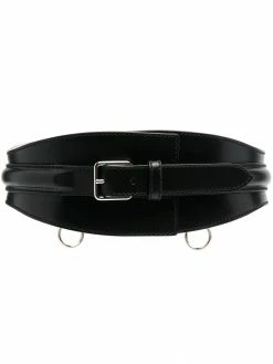Alexander McQueen wide leather belt