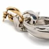 Alexander McQueen Two tone chain sculptural earrings 5 Alexander McQueen two-tone chain sculptural earrings