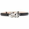 Alexander McQueen Sculptural-link leather belt