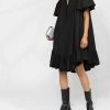 Alexander McQueen ruffle-trim cotton-poplin shirtdress