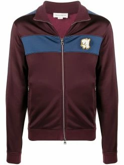 Alexander McQueen logo patch track jacket