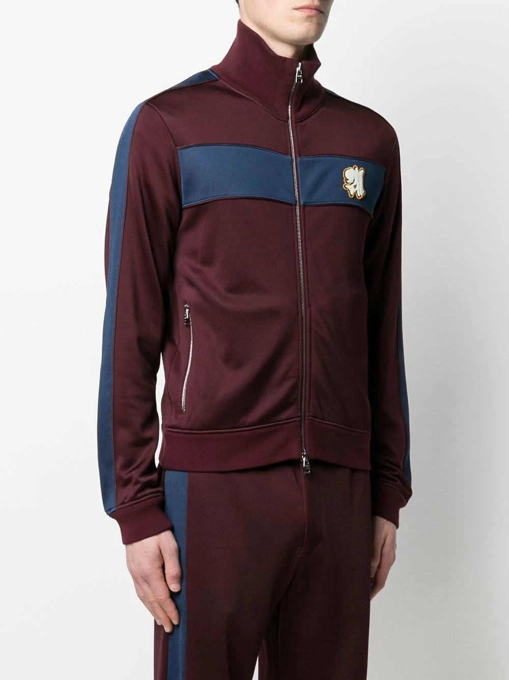 Alexander McQueen Logo patch track jacket 3 Alexander McQueen logo patch track jacket