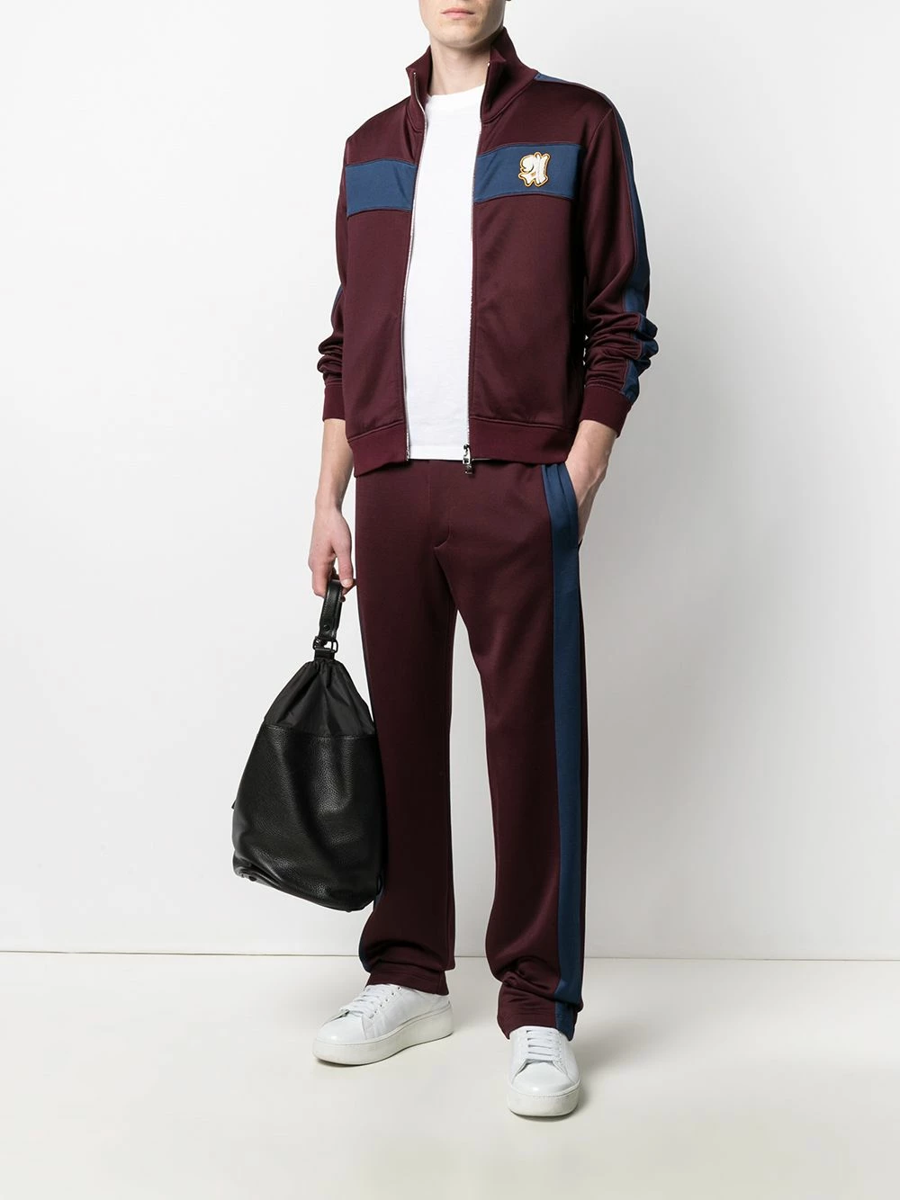 Alexander McQueen Logo patch track jacket 2 Alexander McQueen logo patch track jacket