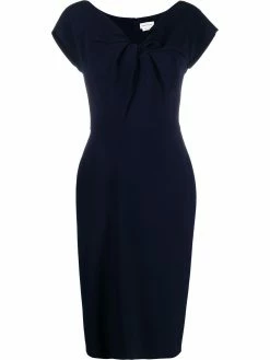 Alexander McQueen twist-front dress