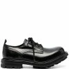 Alexander McQueen ridged sole lace-up shoes