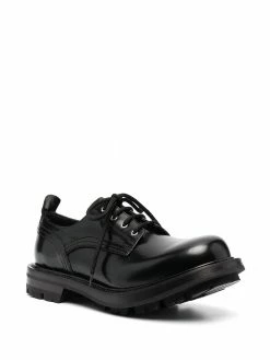 Alexander McQueen ridged sole lace-up shoes
