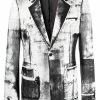 Alexander McQueen Trompe-l'oeil single-breasted blazer
