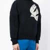 Alexander McQueen bird-print intarsia-knit jumper
