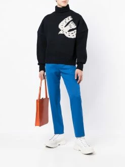 Alexander McQueen slim-fit cotton trousers