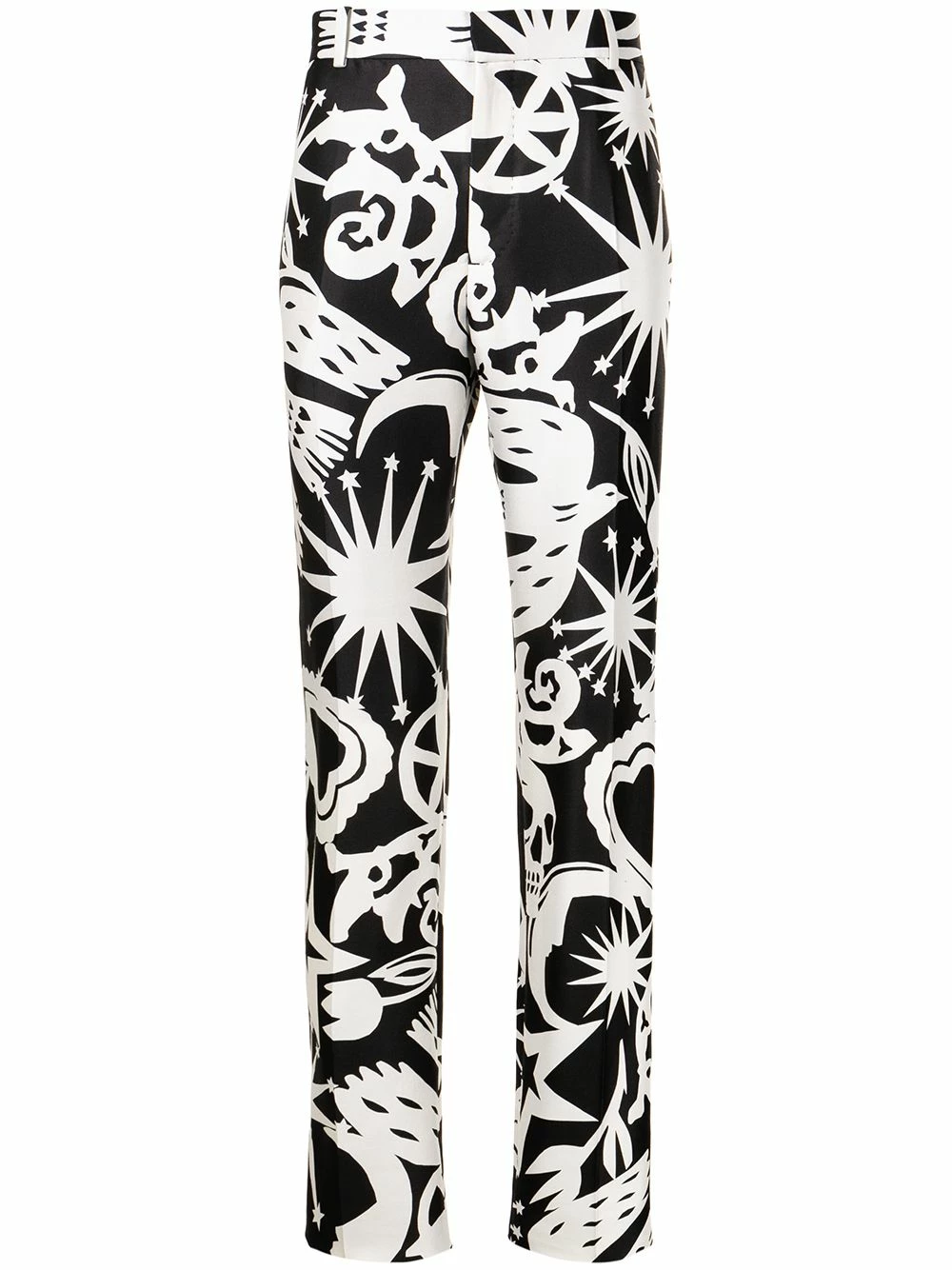 Alexander McQueen All over print slim fit trousers 1 Alexander McQueen all-over print slim-fit trousers