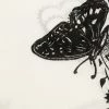 Alexander McQueen frayed fine-knit insect scarf