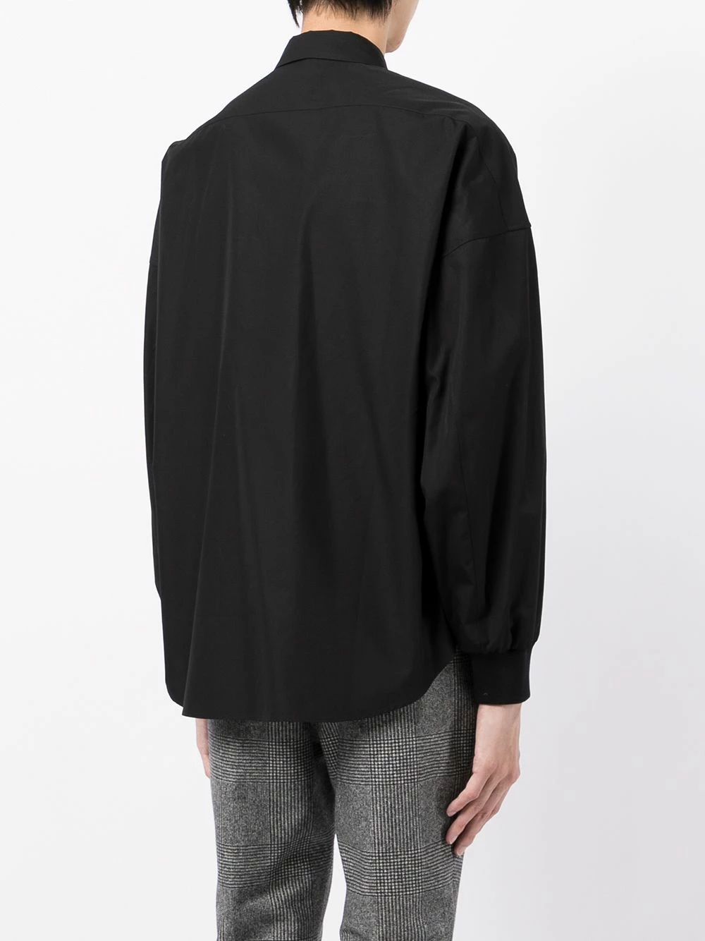 Alexander McQueen Drop shoulder long sleeve shirt 4 Alexander McQueen drop-shoulder long-sleeve shirt