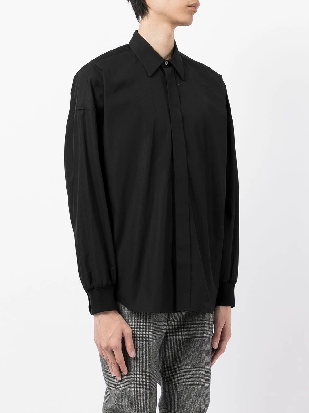 Alexander McQueen Drop shoulder long sleeve shirt 3 Alexander McQueen drop-shoulder long-sleeve shirt