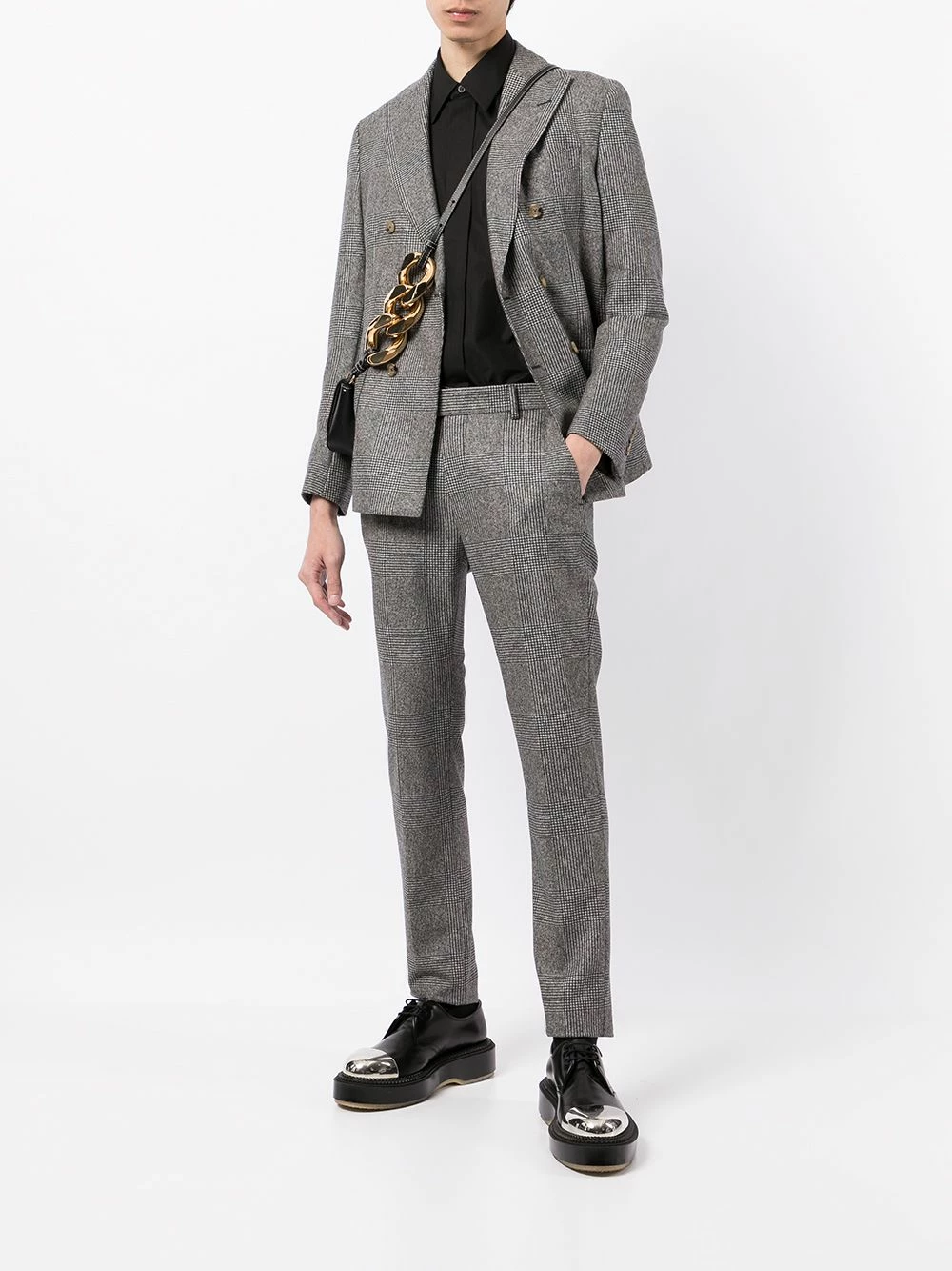 Alexander McQueen Drop shoulder long sleeve shirt 2 Alexander McQueen drop-shoulder long-sleeve shirt