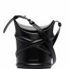 Alexander McQueen strap-detail bucket bag