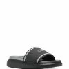 Alexander McQueen Logo print slides 5 Alexander McQueen logo-print slides