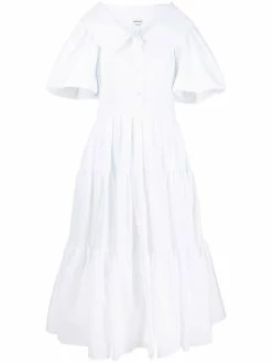 Alexander McQueen tiered mid-length dress