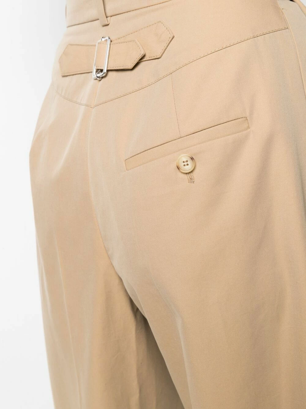 Alexander McQueen Belted ankles high waisted trousers 5 Alexander McQueen belted ankles high-waisted trousers