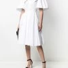 Alexander McQueen Puff sleeve poplin dress 8 Alexander McQueen puff-sleeve poplin dress