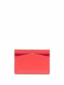 Alexander McQueen logo-print leather cardholder