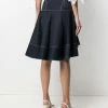 Alexander McQueen Contrast stitch ruffled skirt 8 Alexander McQueen contrast-stitch ruffled skirt