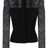 Alexander McQueen lace ribbed-knit cardigan