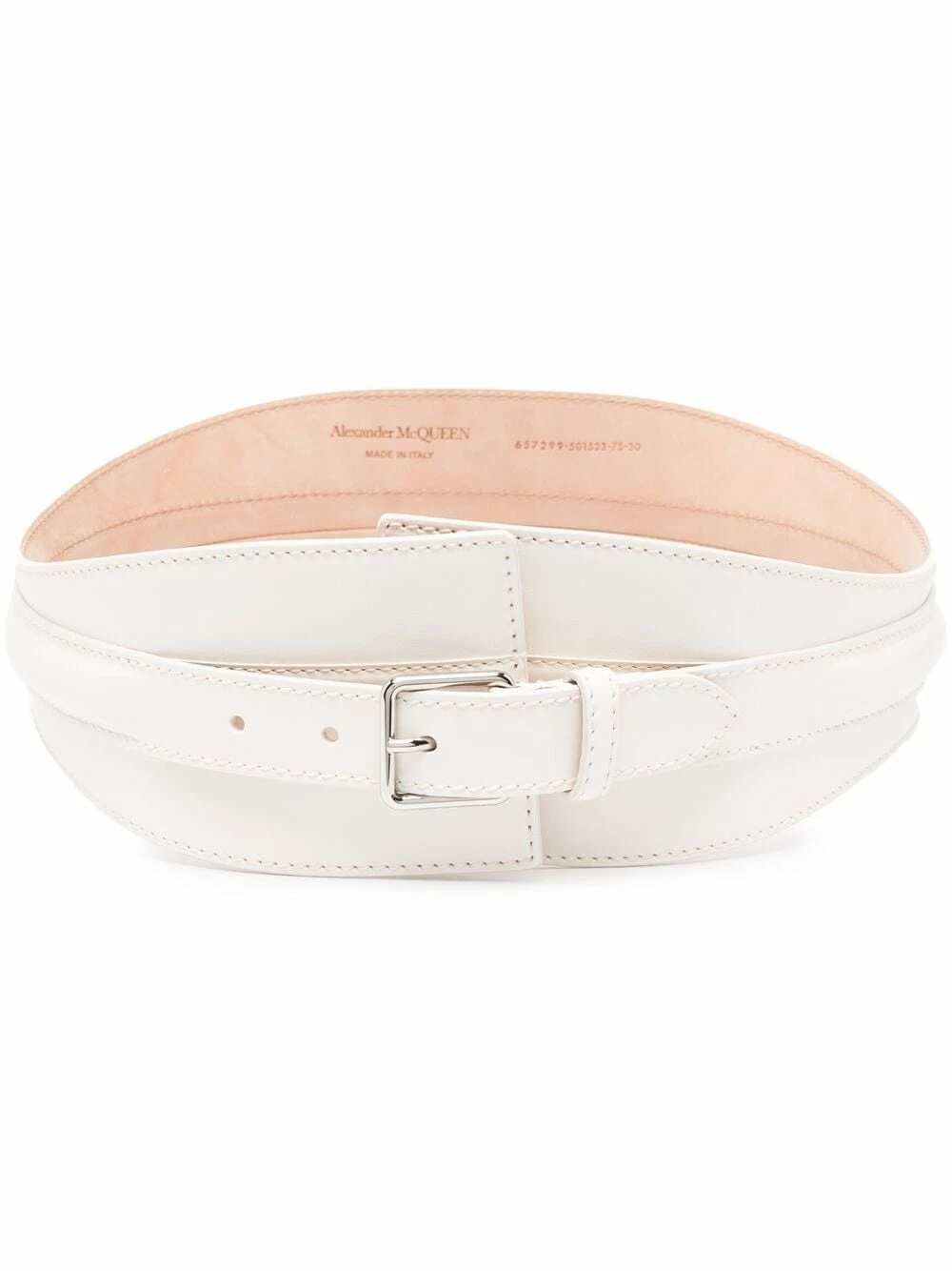 Alexander McQueen Wide buckled belt 1 Alexander McQueen wide buckled belt