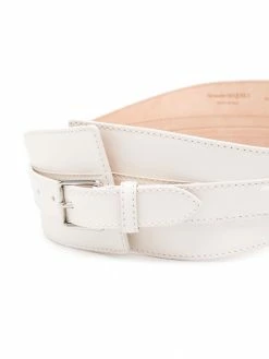 Alexander McQueen wide buckled belt