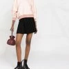Alexander McQueen Organza overlay cropped sweatshirt 7 Alexander McQueen organza overlay cropped sweatshirt
