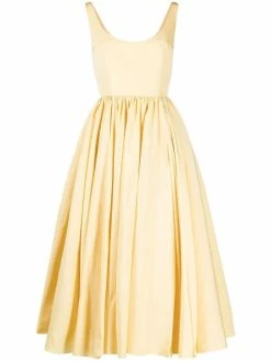 Alexander McQueen bow detail flared cocktail dress