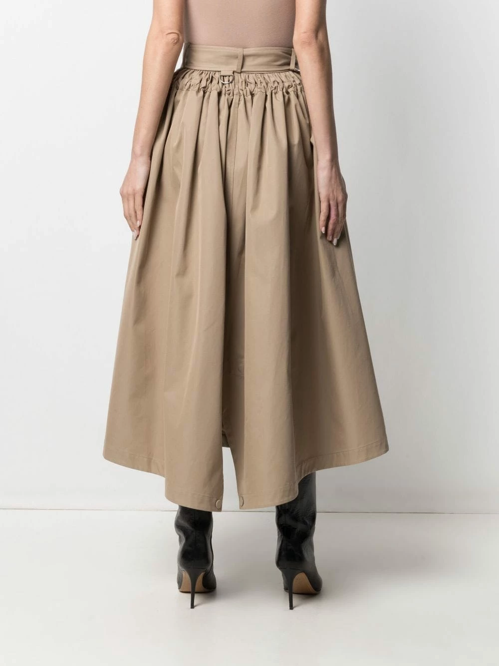 Alexander McQueen Belted A line midi skirt 4 Alexander McQueen belted A-line midi skirt