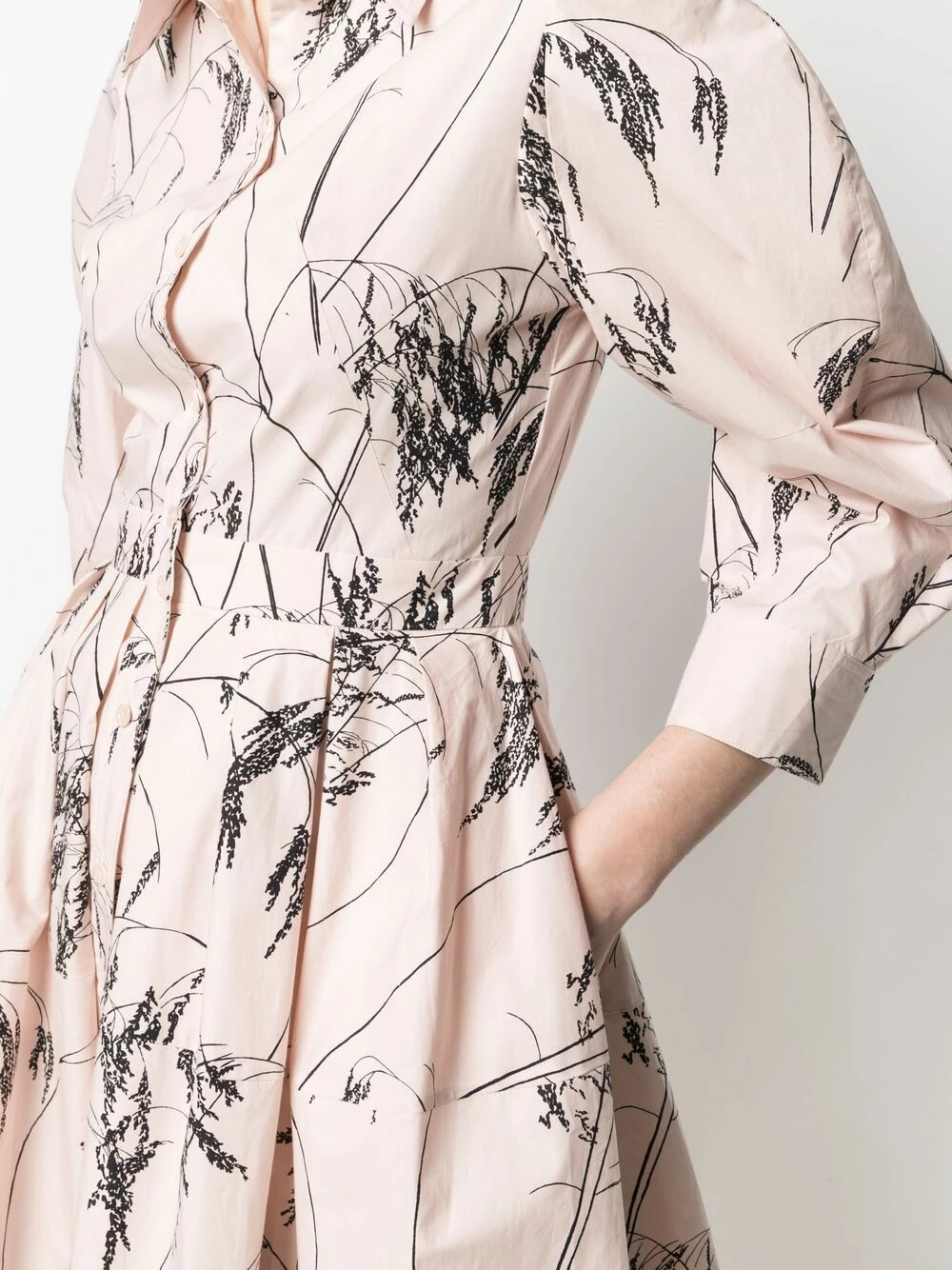 Alexander McQueen Botanical print cotton shirtdress 5 Alexander McQueen botanical-print cotton shirtdress