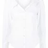 Alexander McQueen wide-neck cotton shirt