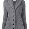 Alexander McQueen rib-knit peplum cardigan