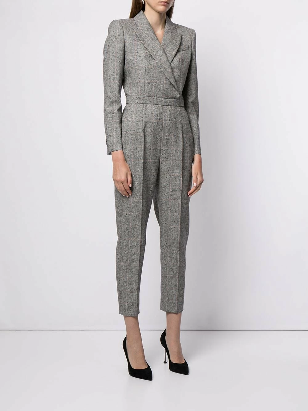 Alexander McQueen Peak lapel tailored jumpsuit 3 Alexander McQueen peak-lapel tailored jumpsuit