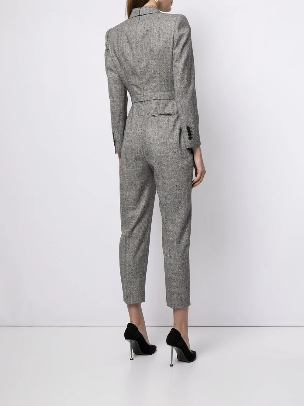 Alexander McQueen Peak lapel tailored jumpsuit 4 Alexander McQueen peak-lapel tailored jumpsuit