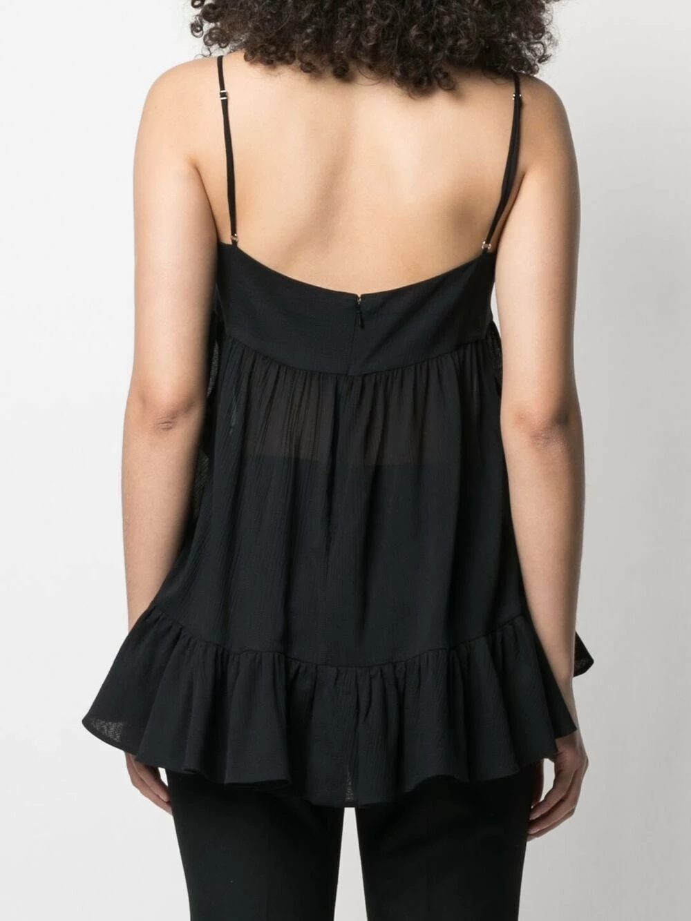 Alexander McQueen Panelled seersucker camisole 4 Alexander McQueen panelled seersucker camisole