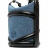 Alexander McQueen The Curve denim bucket bag