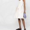 Alexander McQueen engineered tulle toile print flared dress