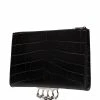 Alexander McQueen Four-Ring zipper pouch
